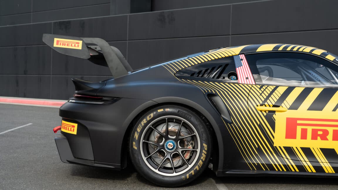Driving the $375,000 Porsche race car that debuted as a $12 DLC in iRacing