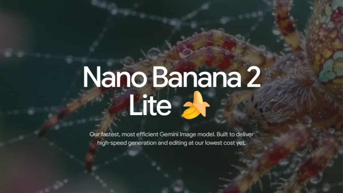 Google's new Nano Banana 2 Lite image model is its fastest and cheapest yet