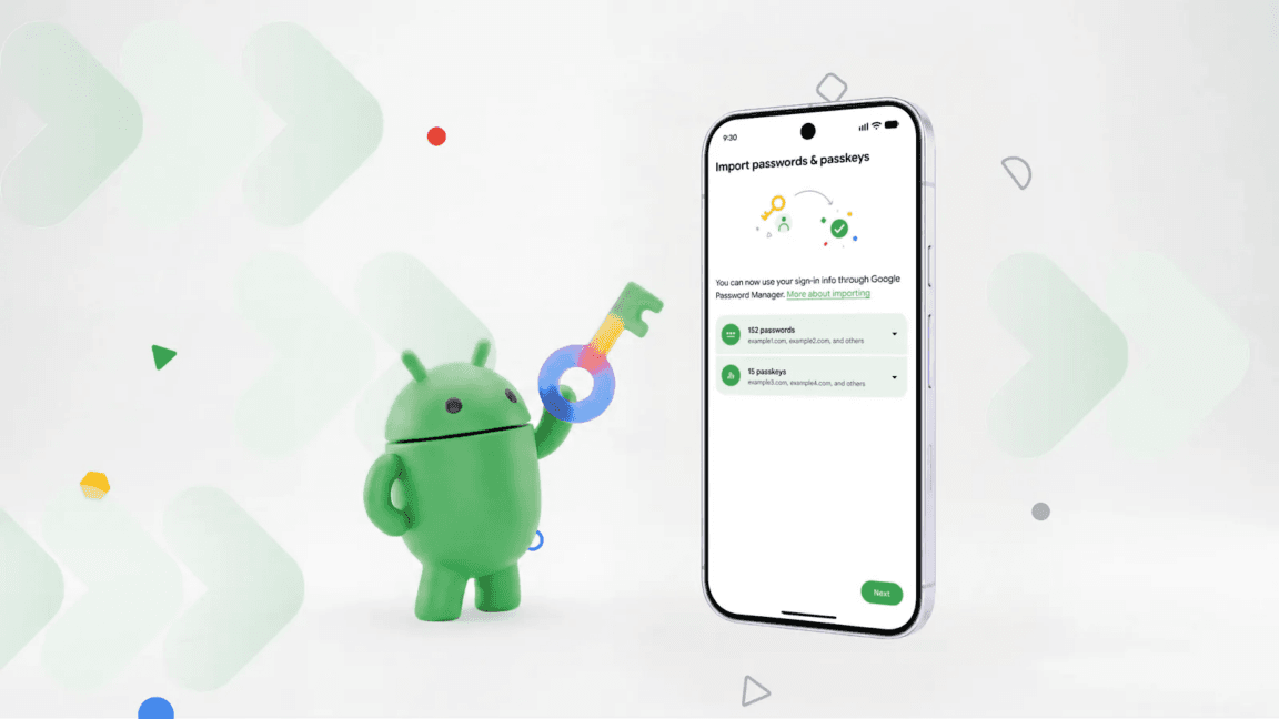 Android can now securely migrate your logins between password managers