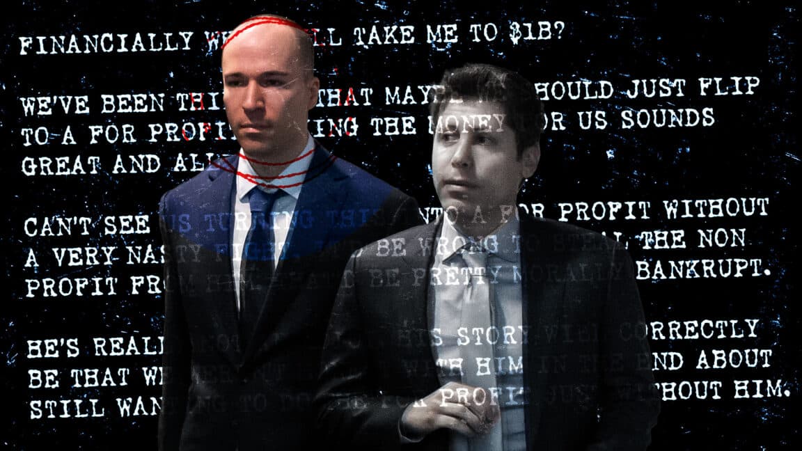 OpenAI president forced to read his personal diary entries to jury