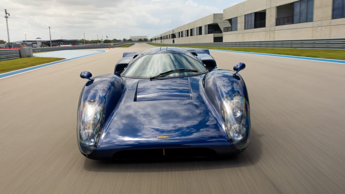 This race car is made from plant fibers, volcanoes, ... and seawater?