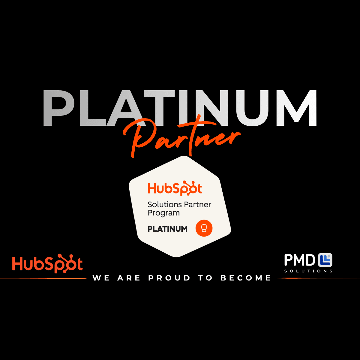 PMD Solutions is now a HubSpot Platinum Partner